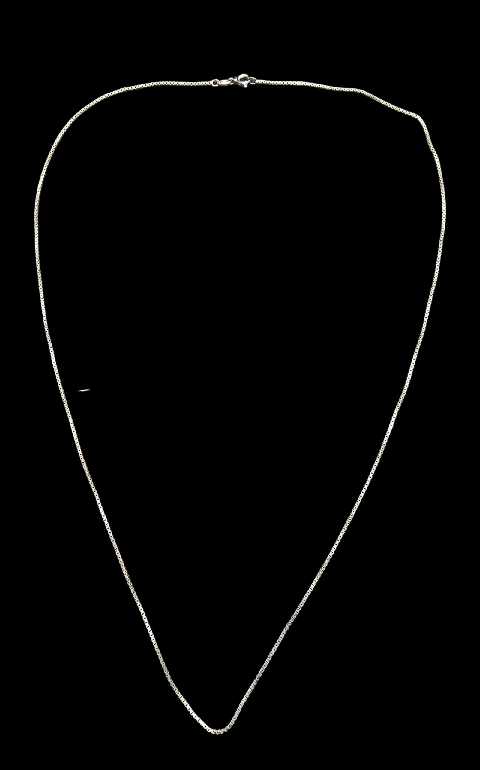 Stylish Vintage Sterling Silver Chain Necklace (1 of 4)