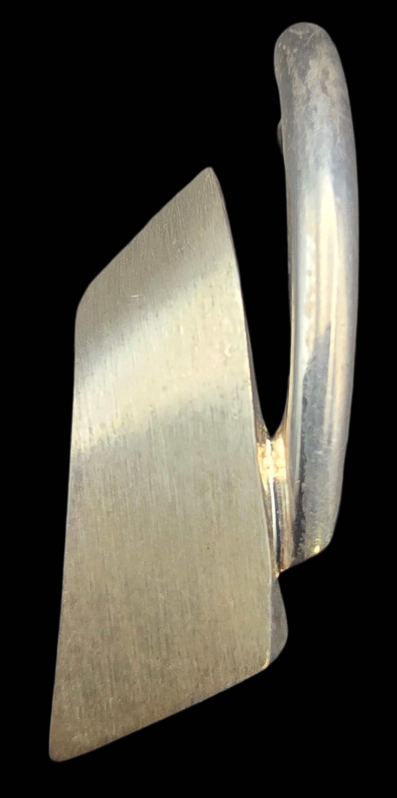 Vintage Sterling Silver Designer Pendant: Very good vintage condition with some patina and wear according to age. Measures approx. 1 1/2" long and weighs ca. ca. 7.3 grams. Marked for Sterling Silver..