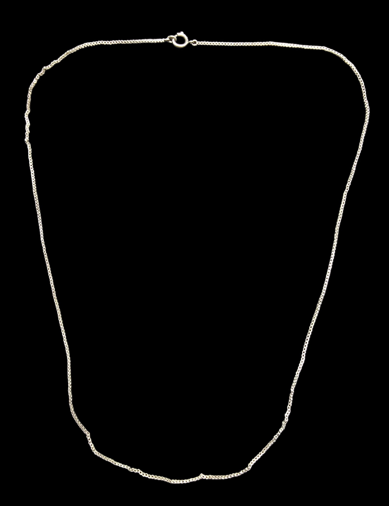 Stylish Vintage European 835 Silver Chain Necklace (1 of 3)