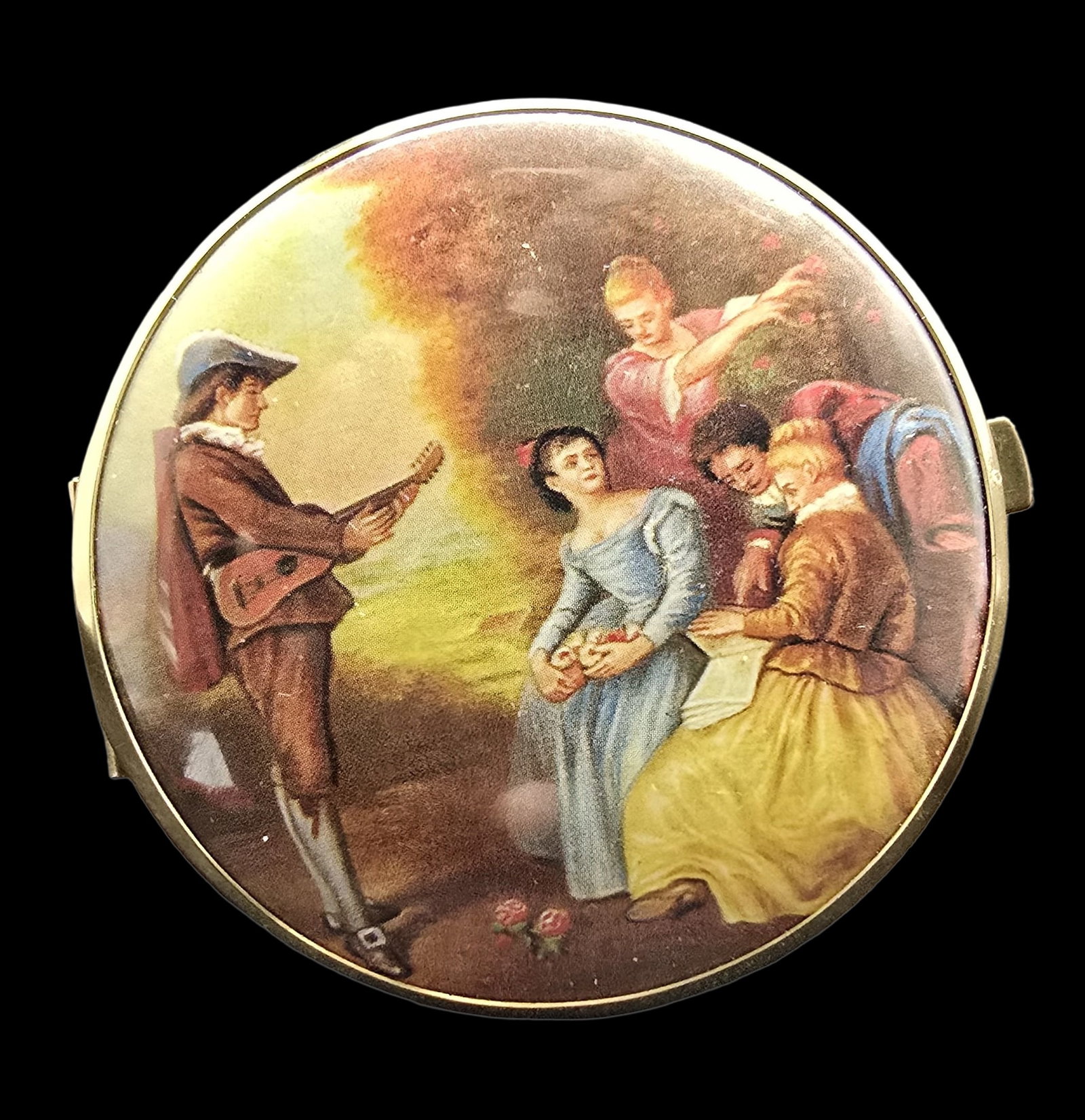 Gorgeous Vintage German Pocket Compact (1 of 3)