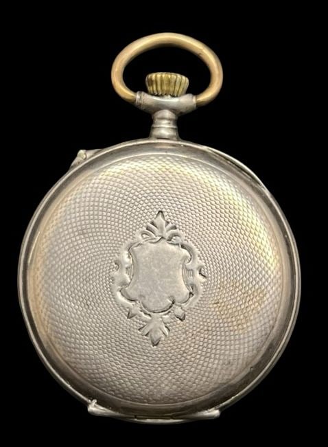 Amazing Ornate Antique European VERA 800 Silver & White Dial Pocket Watch: Very good antique condition with minor patina according to age. Measures approx. 1 1/8" long and 1 1/8" wide and weighs ca. 19.3 grams. Marked for 800 Silver. The timepiece audibly ticks, but the move