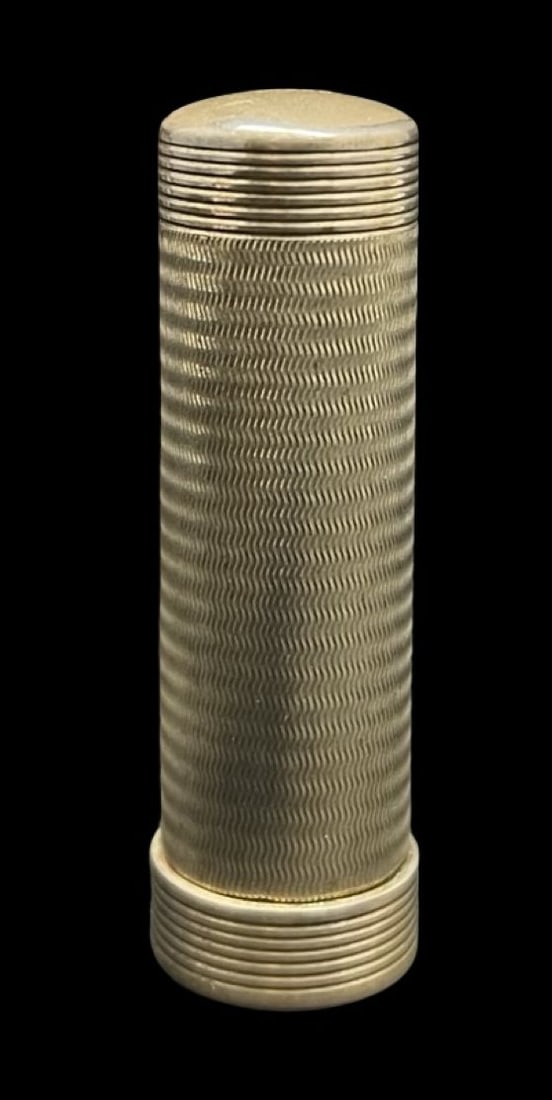 Gorgeous Vintage European 830 Silver Lip Stick Case: Very good vintage condition with minor patina according to age. Measures approx. 2 1/8" long and 3/4" wide and weighs ca. 34.4 grams. Marked for 830 Silver.