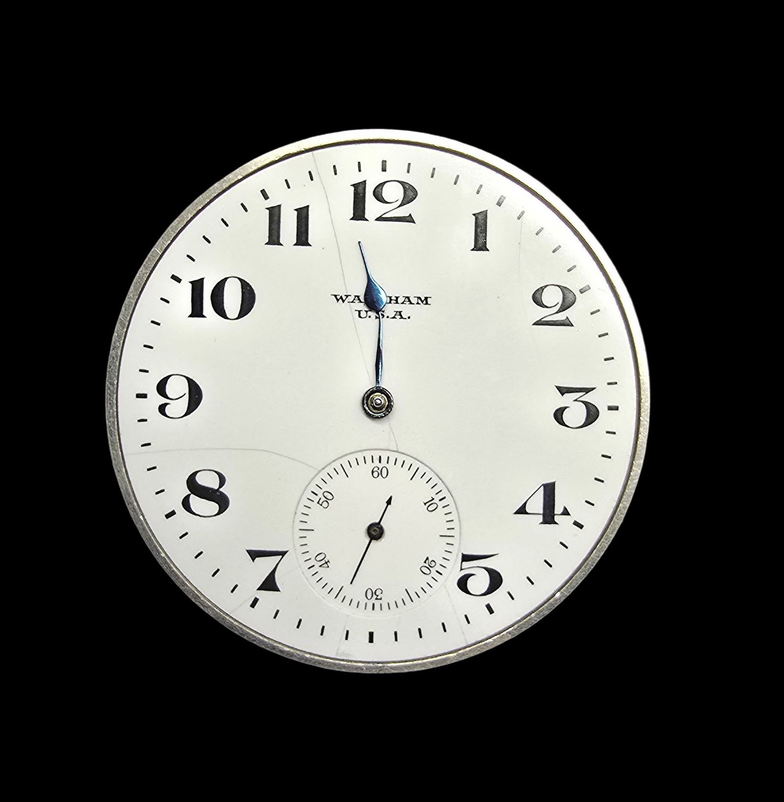 Vintage WALTHAM White Dial Watch Movement (1 of 2)