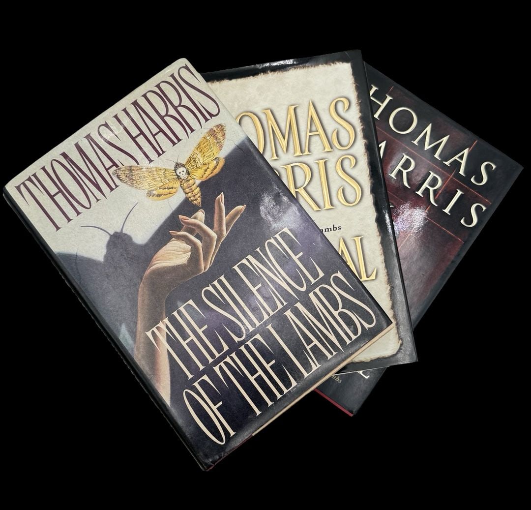 Very Rare Signed THOMAS HARRIS Hannibal Trilogy Set First Edition Hardcovers (1 of 7)