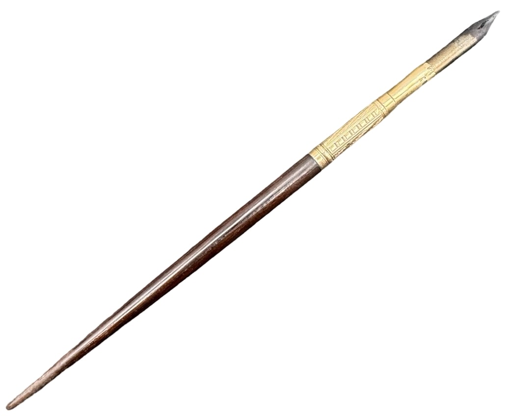 Rare Antique MABIE TODD & CO. Gold Filled Dip Pen w/ Original Maker's Case: Good antique condition with wear and patina according to age. Measures approx. 6.5" long and weighs ca. 3.22 grams; comes with the original box. Marked MABIE TODD & CO. Mabie Todd & Co. was one of the