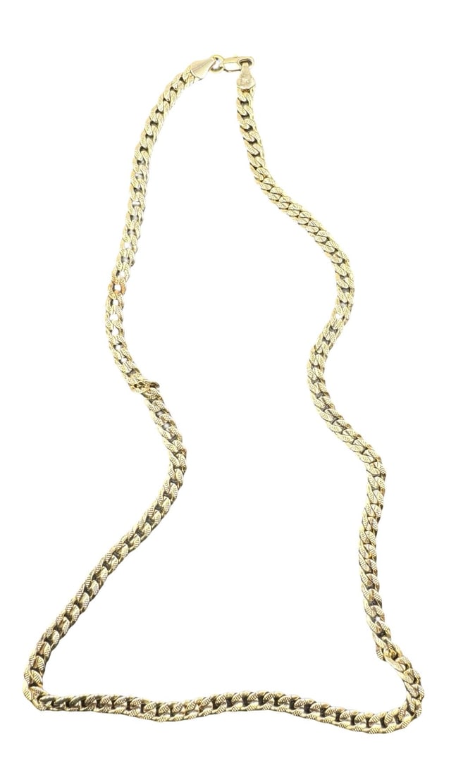 Amazing Vintage 18K Gold-Plated Chain Necklace (1 of 5)