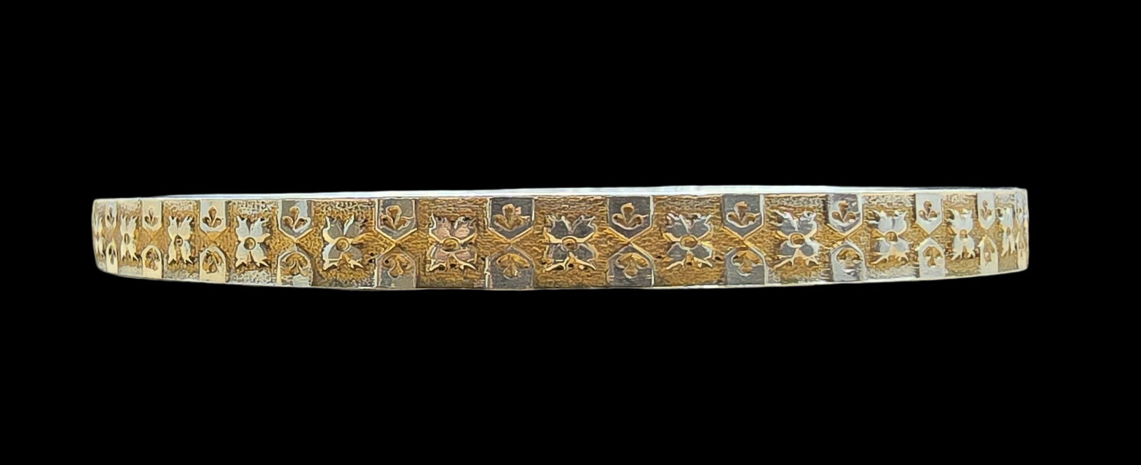 Gorgeous Ornate Vintage Sterling Silver Bracelet (1 of 2)