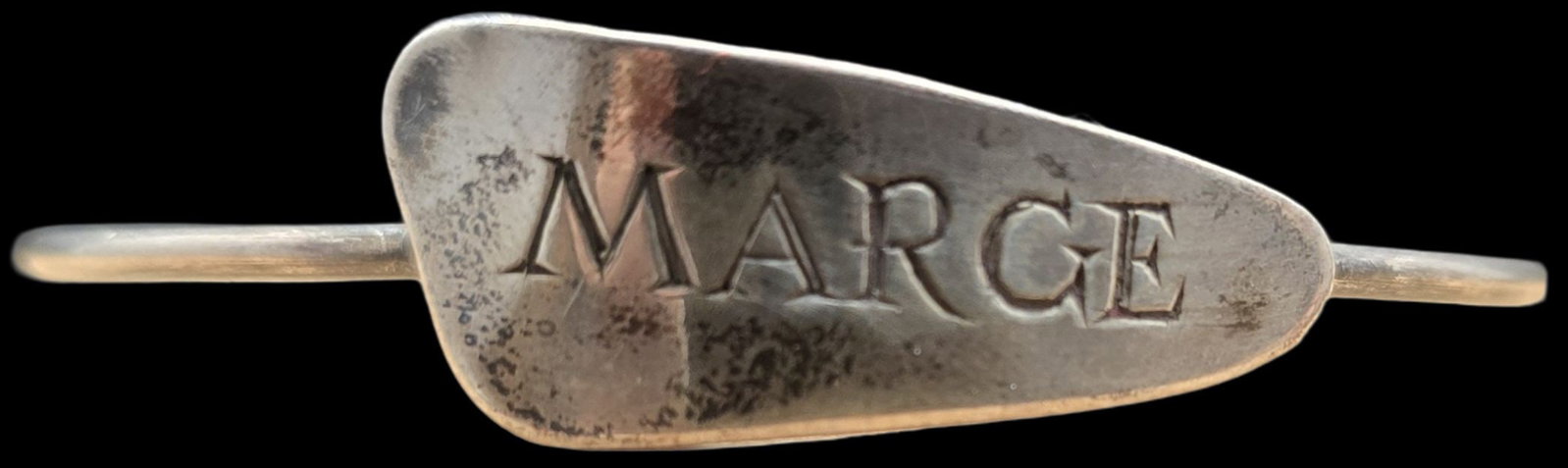 Gorgeous Vintage Sterling Silver & Engraved "Marge" ID Bracelet (1 of 3)