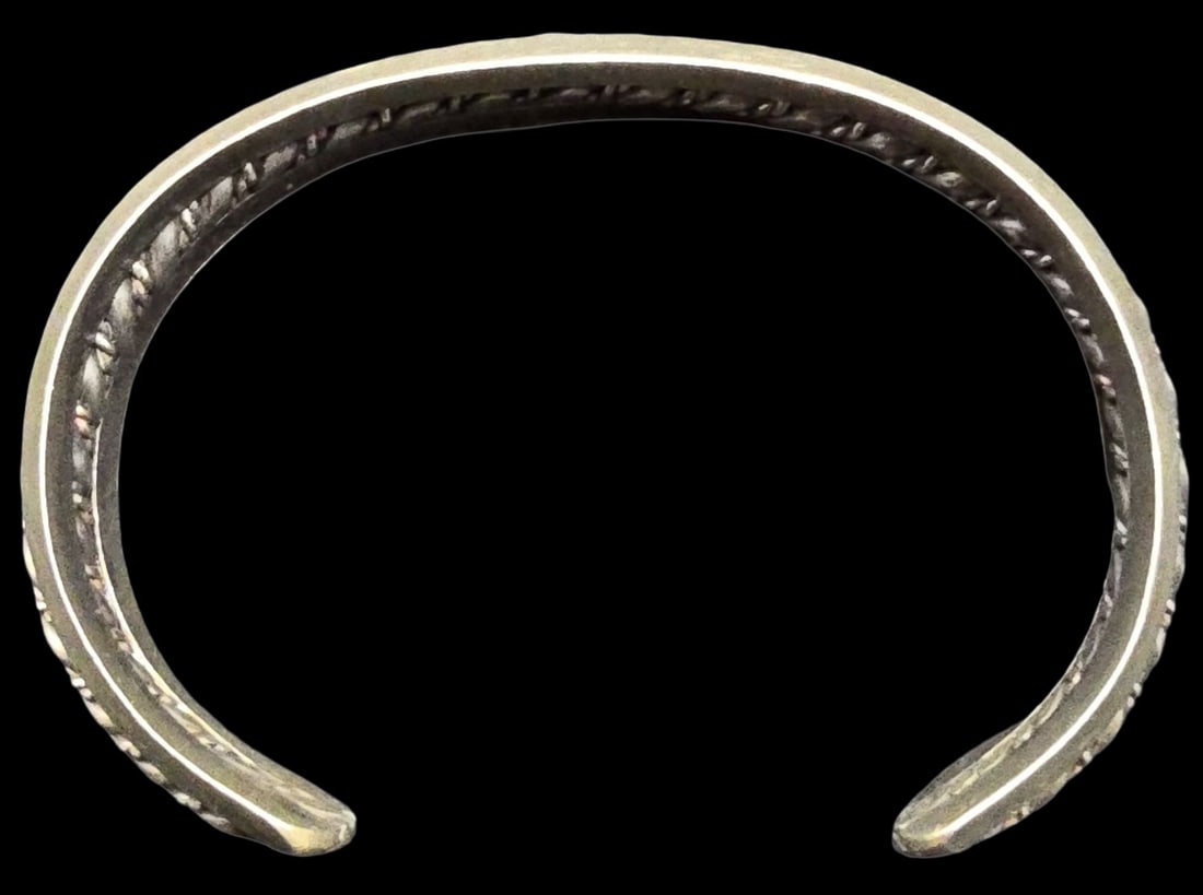 Beautiful Ornate Vintage Sterling Silver Bracelet (1 of 3)