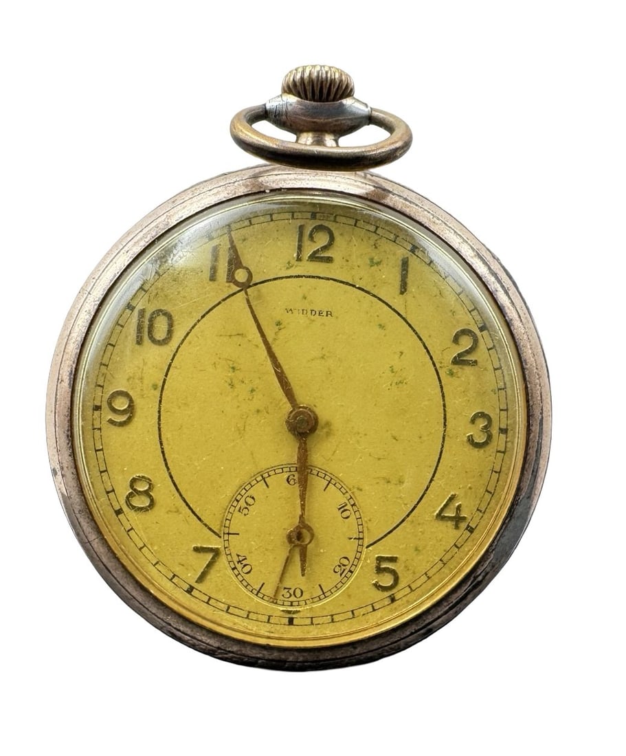 Vintage European WIDDER 800 Silver Pocket Watch (1 of 6)