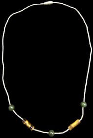 Gorgeous Vintage Sterling Silver Necklace w/ Gemstones
