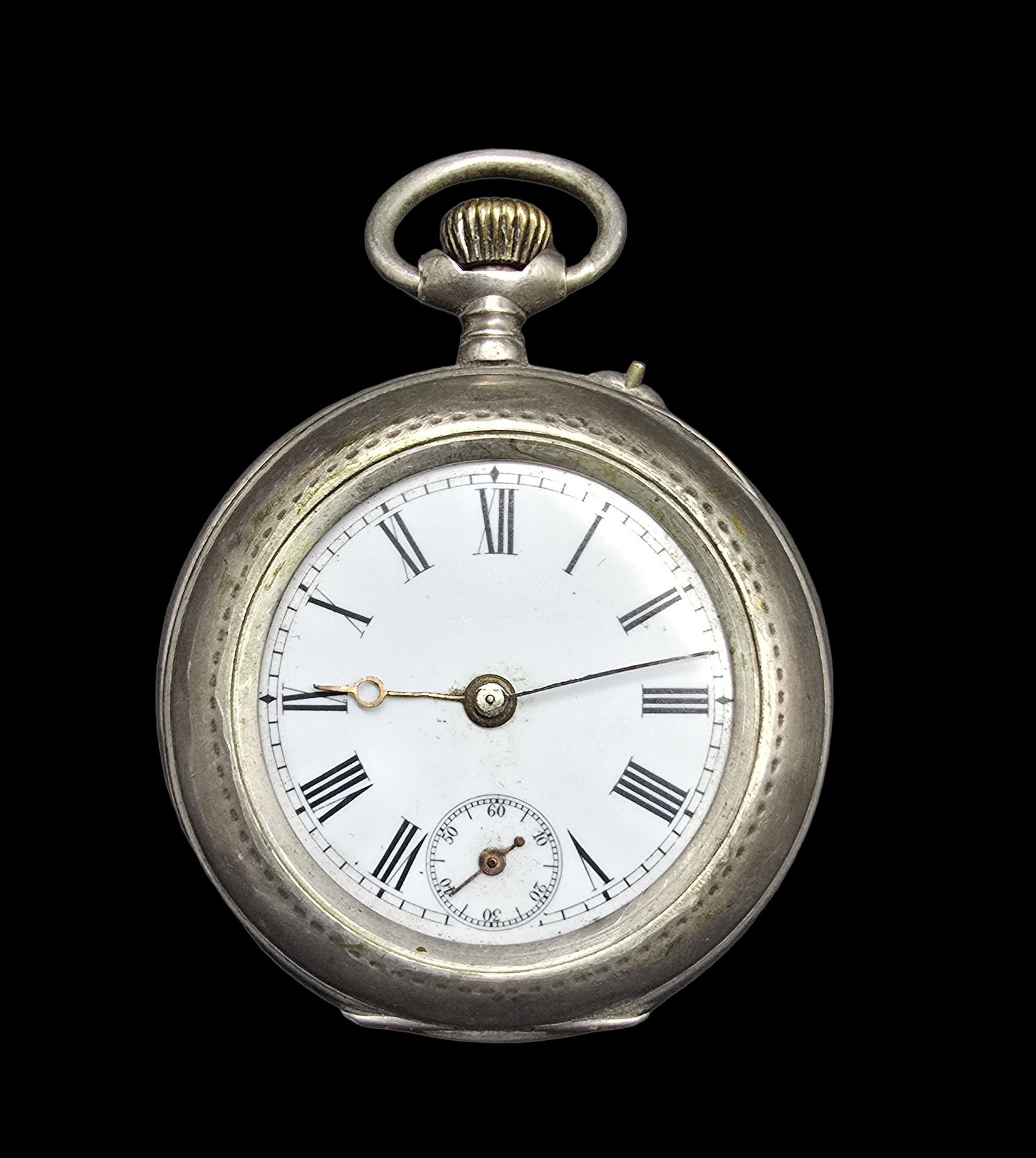 Gorgeous Ornate Antique Sterling Silver Pocket Watch: Very good vintage condition w/ minor patina according to age; doesn't work. Measures approx. 3" long x 1 1/2" wide and weighs ca. 60 grams. Marked for Silver.