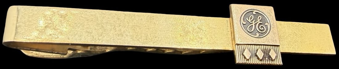 Beautiful Ornate Vintage 10K-12K Gold-filled Tie Bar: Good vintage condition w/ patina and wear according to age and use, see pictures. Measures approx. 2 1/2" long and 1/2" wide and weighs ca. 8.4 grams. Marked for Gold Filled 10K