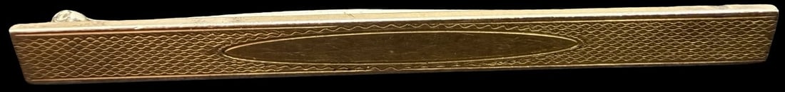 Beautiful Ornate Vintage Gold-filled Bar Brooch Pin: Good vintage condition w/ patina and wear according to age and use, see pictures. Measures approx. 2 1/2" long and 1/4" wide and weighs ca. 5.7 grams. Marked for Gold Filled