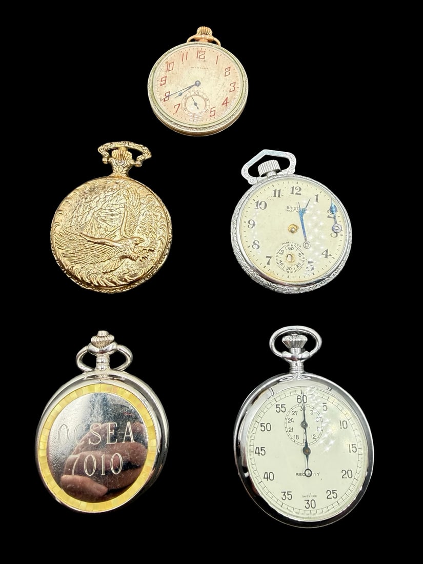 Lot of 5 Pocket Watches (1 of 5)