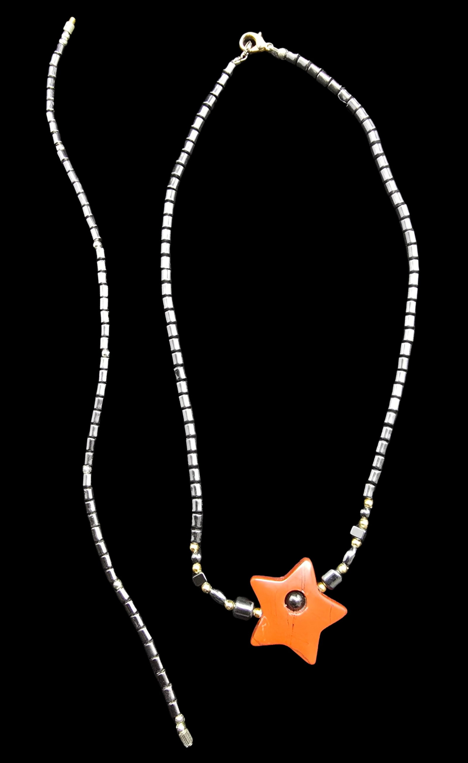 Amazing Vintage Gemstone Bead Necklace (1 of 2)
