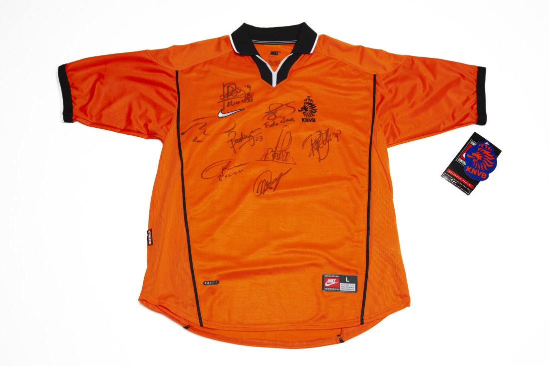Netherlands (Holland) Team-Signed Jersey (1 of 2)