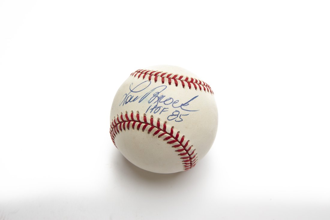 Lou Brock Autographed Ball (1 of 1)