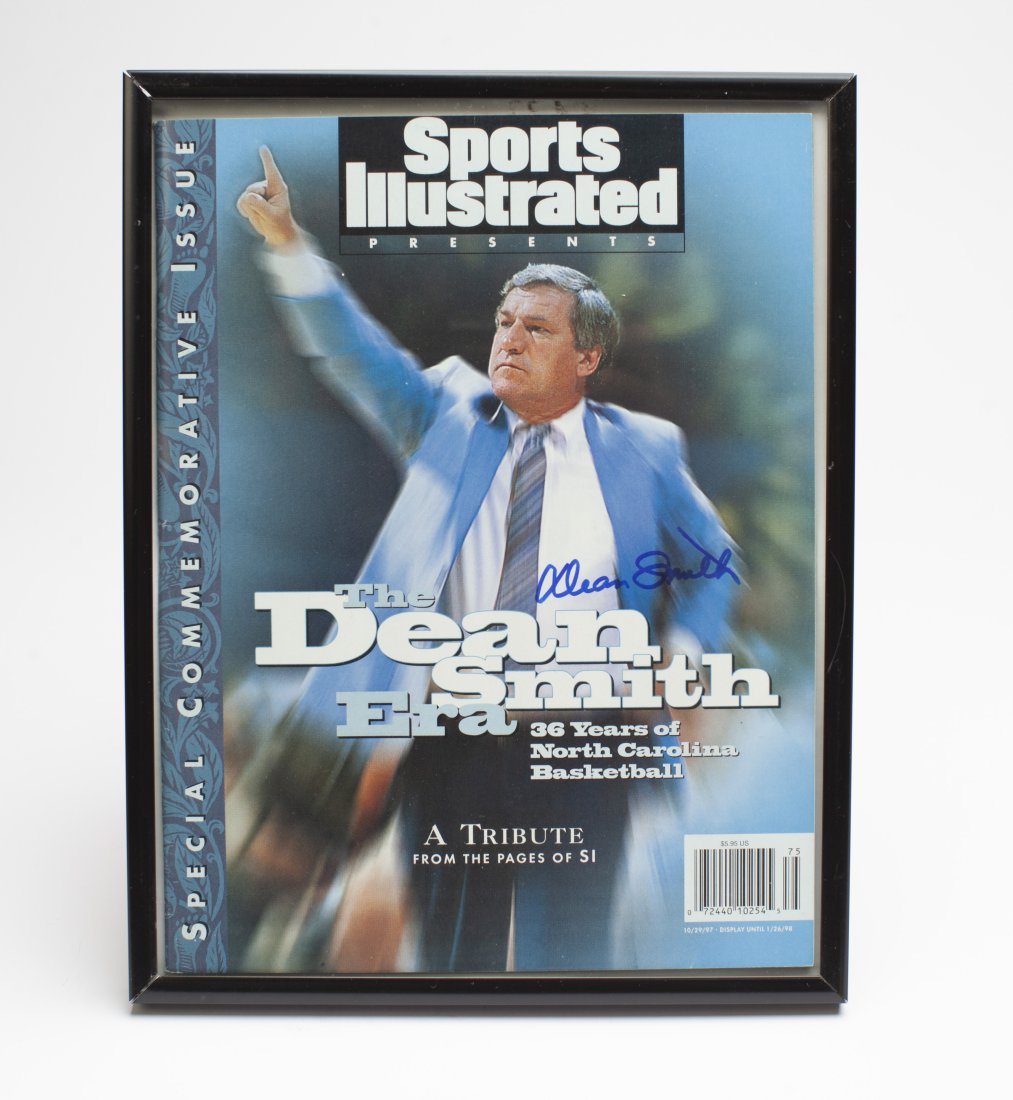 Dean Smith Autographed Magazine (1 of 1)