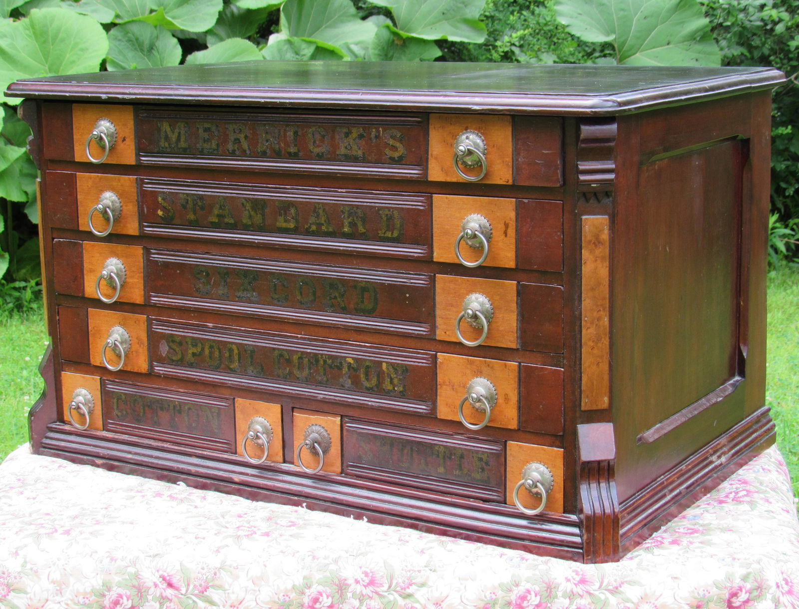 6 Drawer Merrick's Spool Cabinet. (1 of 8)