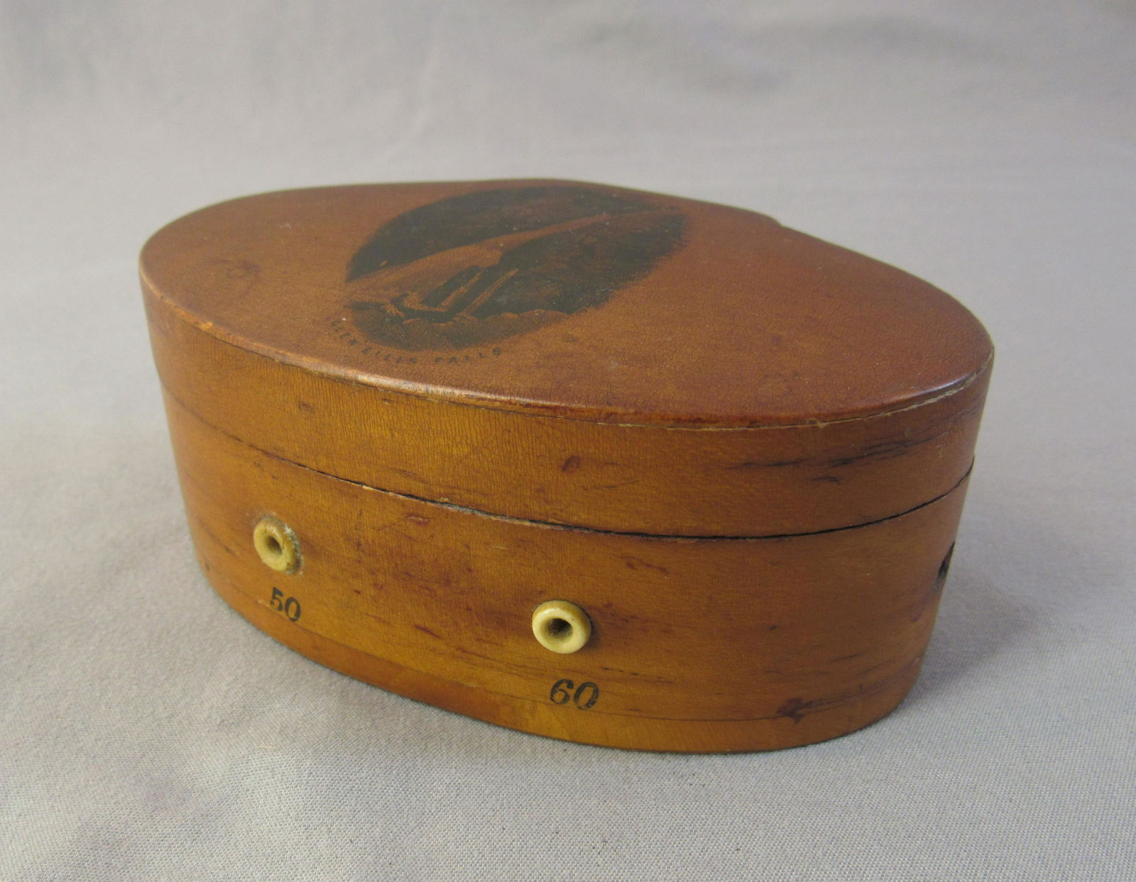 Spool holder . Treen Ware .  Clark Advertising (1 of 8)