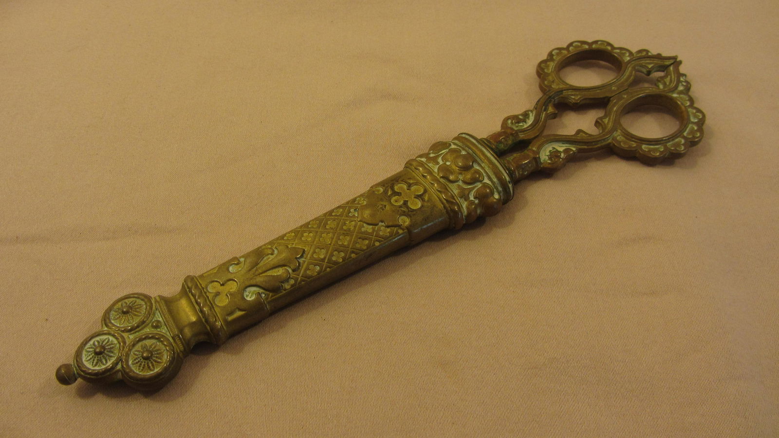 Scissors, ornate, with sheath. German (1 of 4)