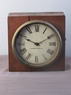 Newman's Watchman Satelite Clock: Newman's Watchmen satellite clock.Although this clock is rough it is a great opportunity to pick up one of these scarce watchmans clocks to add to your collection with a little restoration. 30 hour