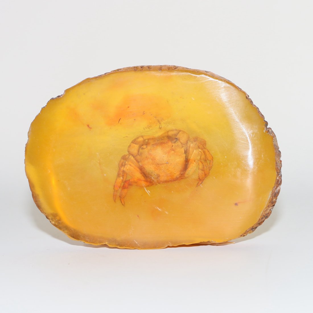 [FROM PRIVATE COLLECTION] A NATURAL AMBER CRAB FOSSIL (1 of 5)
