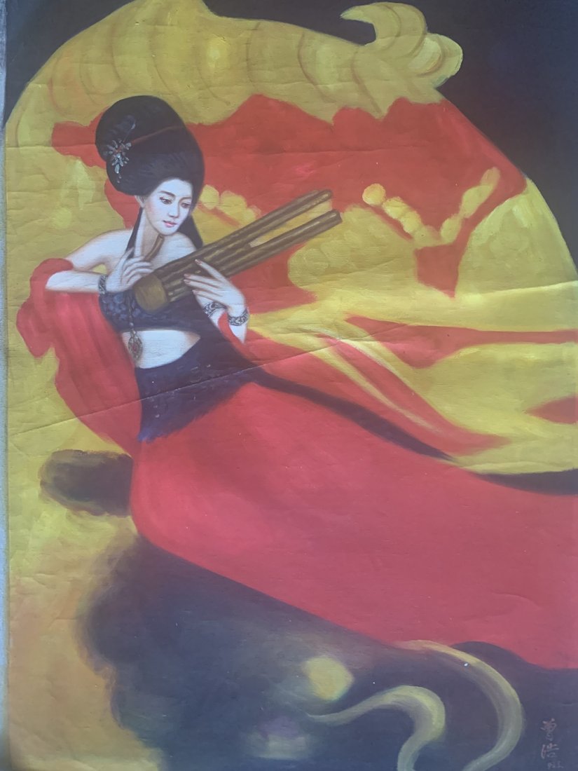 ZENG HAO ORIGINAL PAINTING OIL ON CANVAS: ZENG HAO ORIGINAL PAINTING OIL ON CANVAS