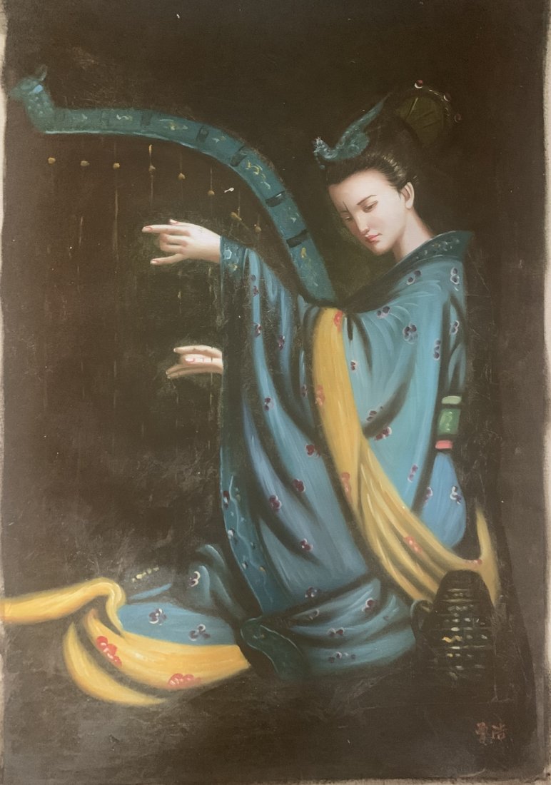 ZENG HAO ORIGINAL PAINTING OIL ON CANVAS: ZENG HAO ORIGINAL PAINTING OIL ON CANVAS