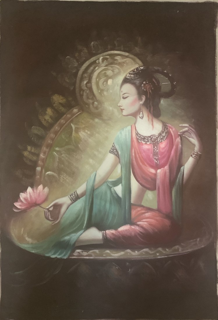 ZENG HAO ORIGINAL PAINTING OIL ON CANVAS: ZENG HAO ORIGINAL PAINTING OIL ON CANVAS