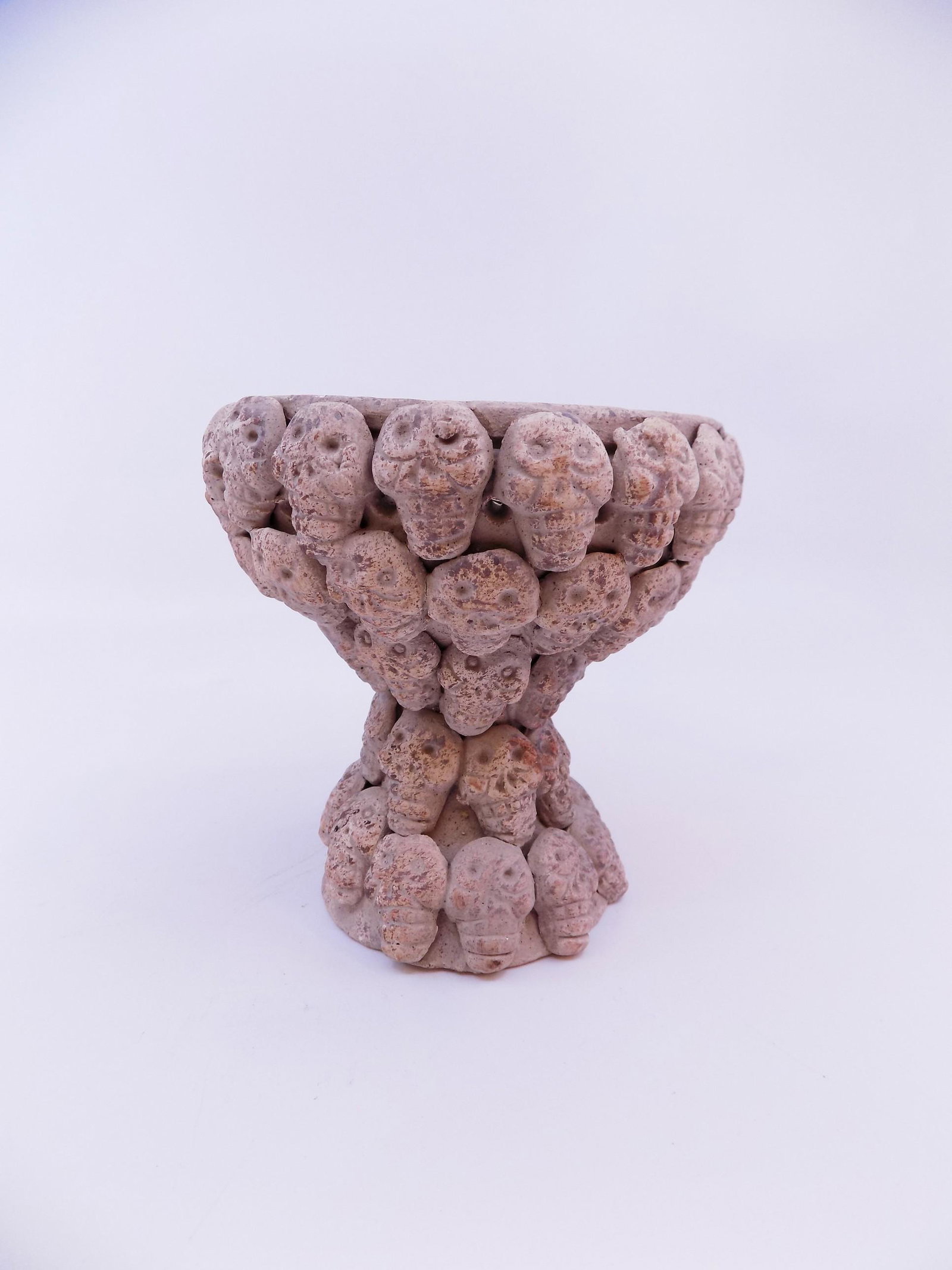 Pre-Columbian Pottery Bowl: Pre-Columbian Pottery Bowl, Possibly Incense. - Measurement: 5" L x 4 3/4" W Weight: 1 LB. 2.1 OZ.