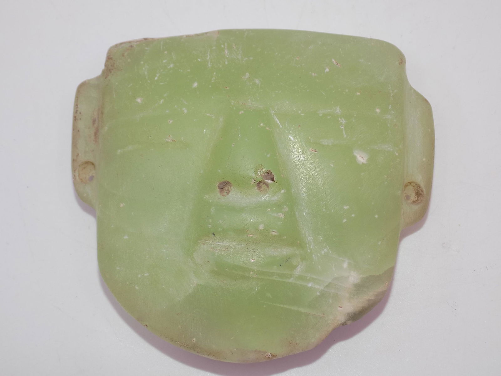 Pre-Columbian Teotihuacan Tecali Mask (1 of 7)