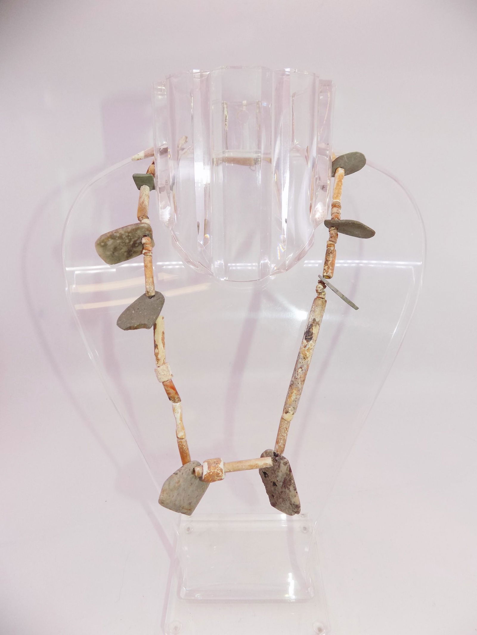 Pre-Columbian Mayan Bead and Pendant Necklace (1 of 5)