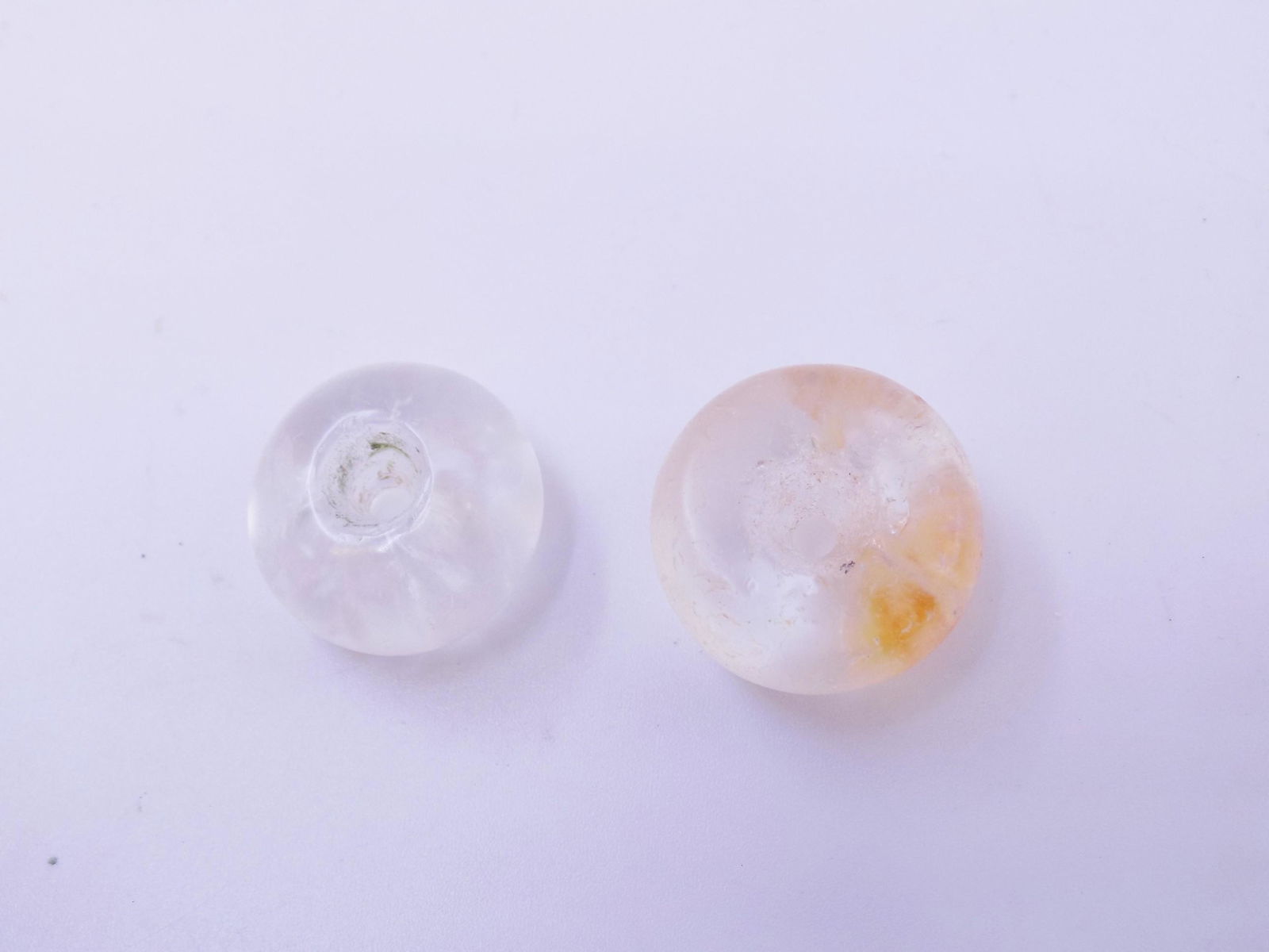 Pair of Pre-Columbian Quartz Beads (1 of 5)