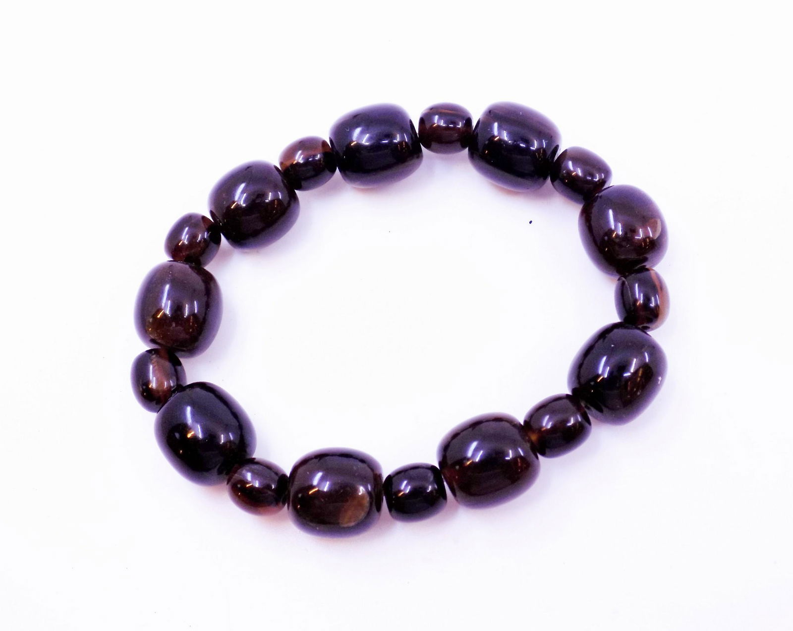 Victorian Tortoise Shell Bead Bracelet (1 of 4)