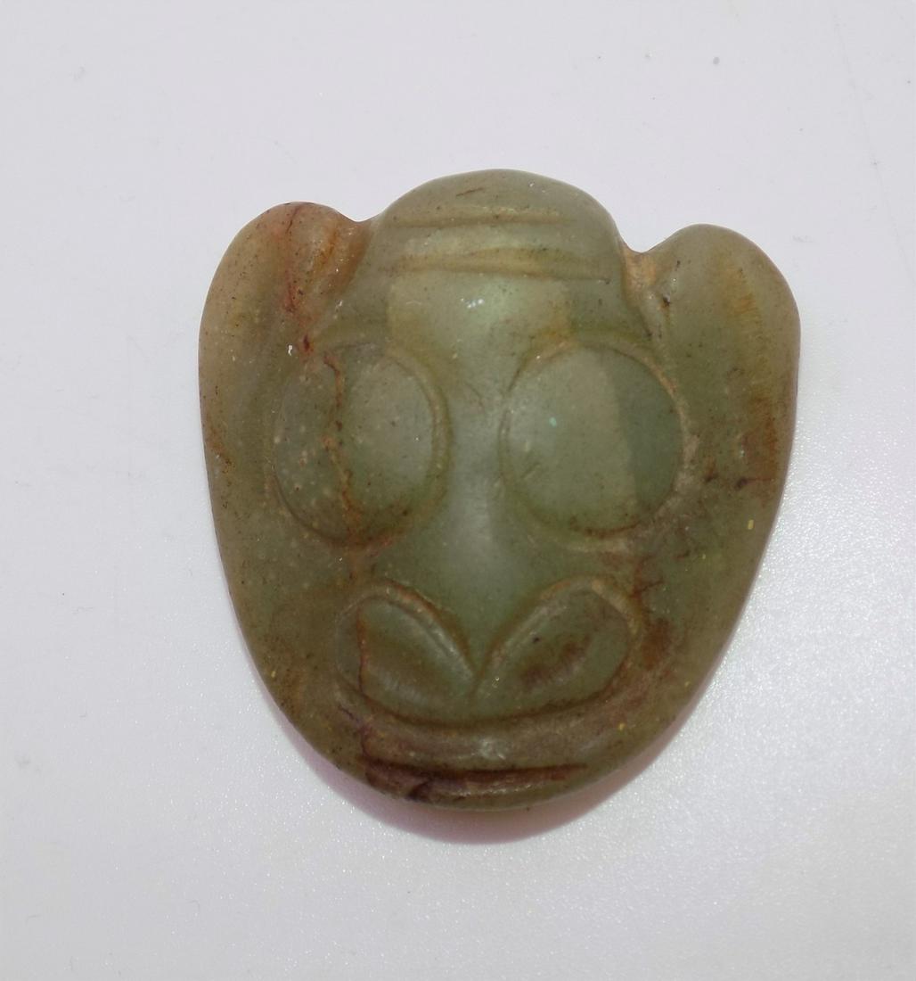 Ancient Hongshan Jade Face Pendant (1 of 6)