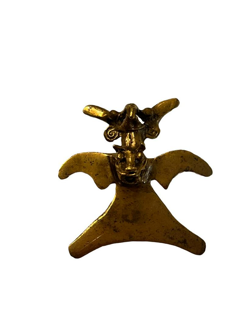 Pre-Columbian Gold Tumbaga Pendant (1 of 3)