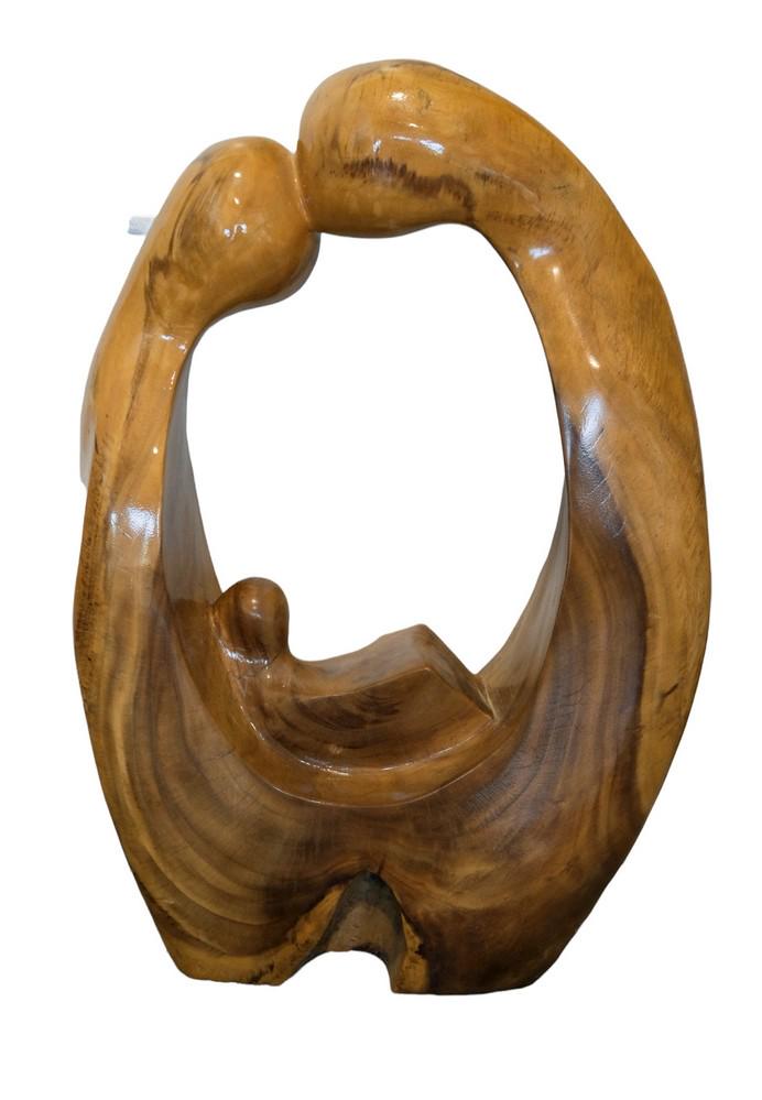 Oversized Hardwood Sculpture (1 of 2)