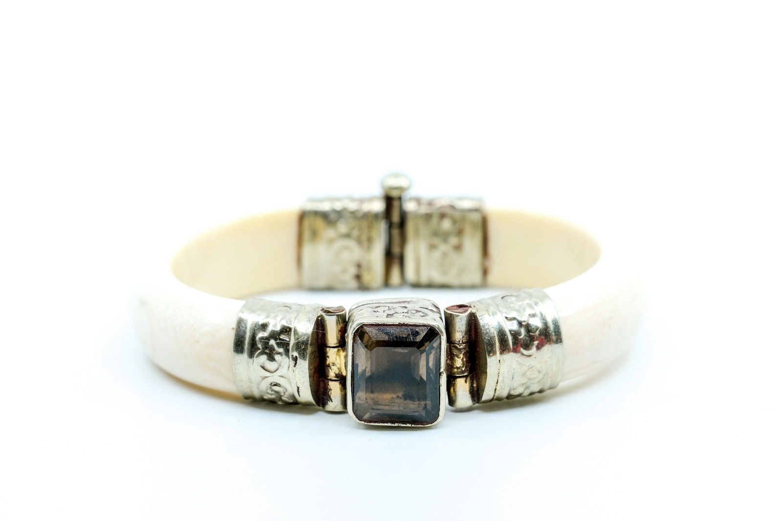 Antique Quartz, & Silver Bracelet (1 of 8)