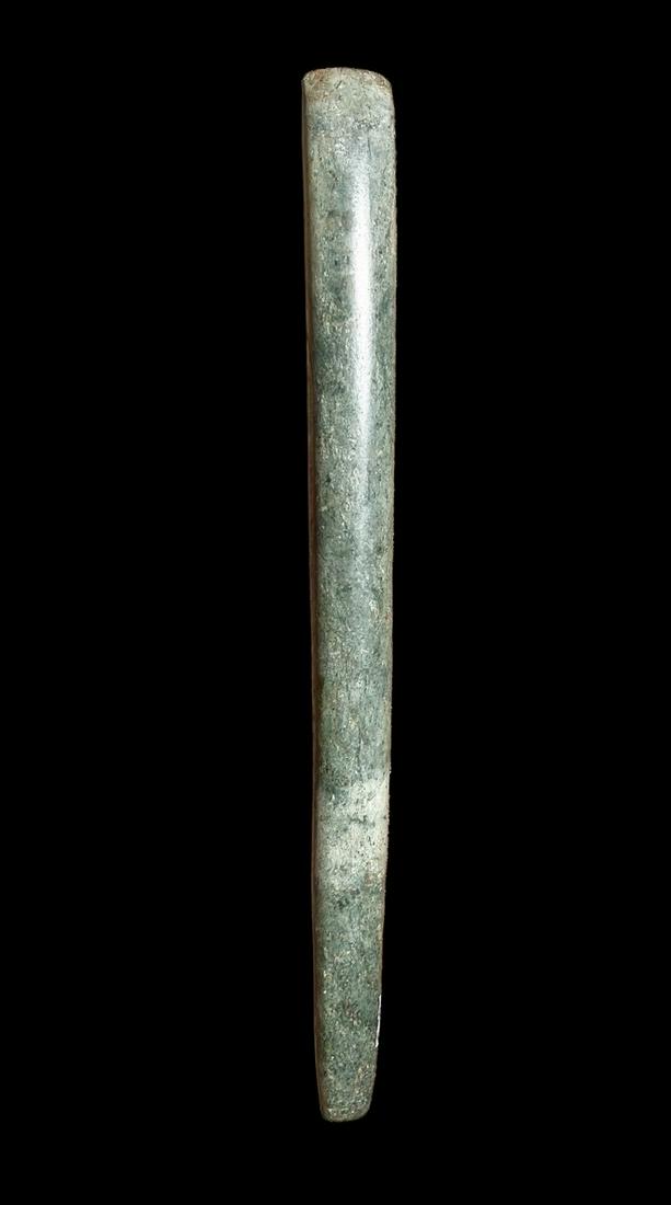 Pre-Columbian Long Jade Chisel (1 of 3)