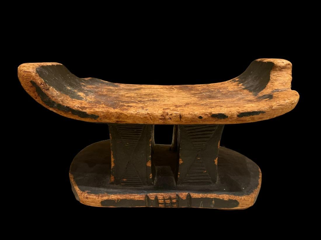 Antique African Wood Stool or Headrest (1 of 7)