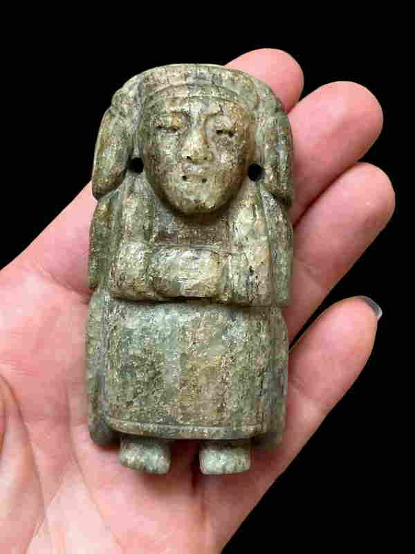 PreColumbian Mayan Jade Carved Figure Oct 20, 2022 Auctions 4