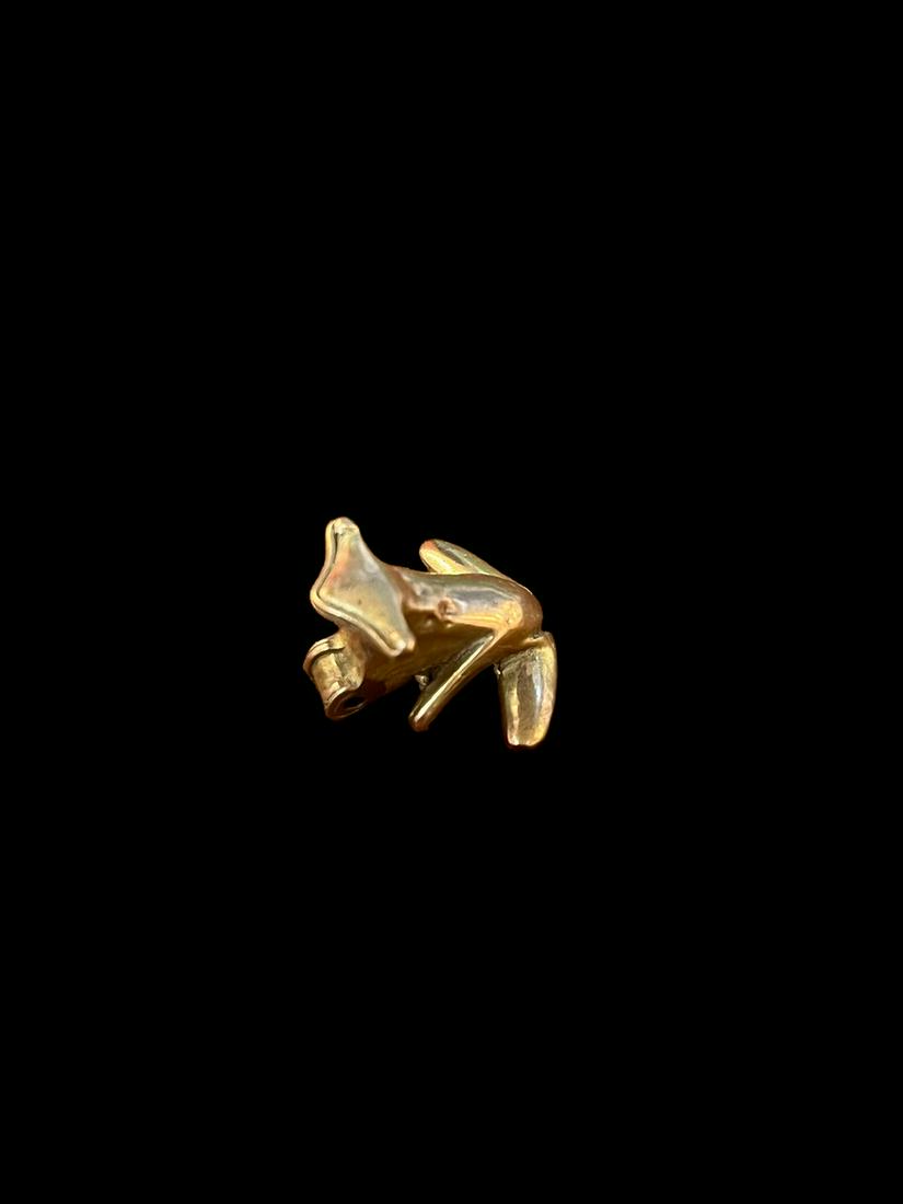 Pre-Columbian Tairona Gold Frog Pendant (1 of 5)