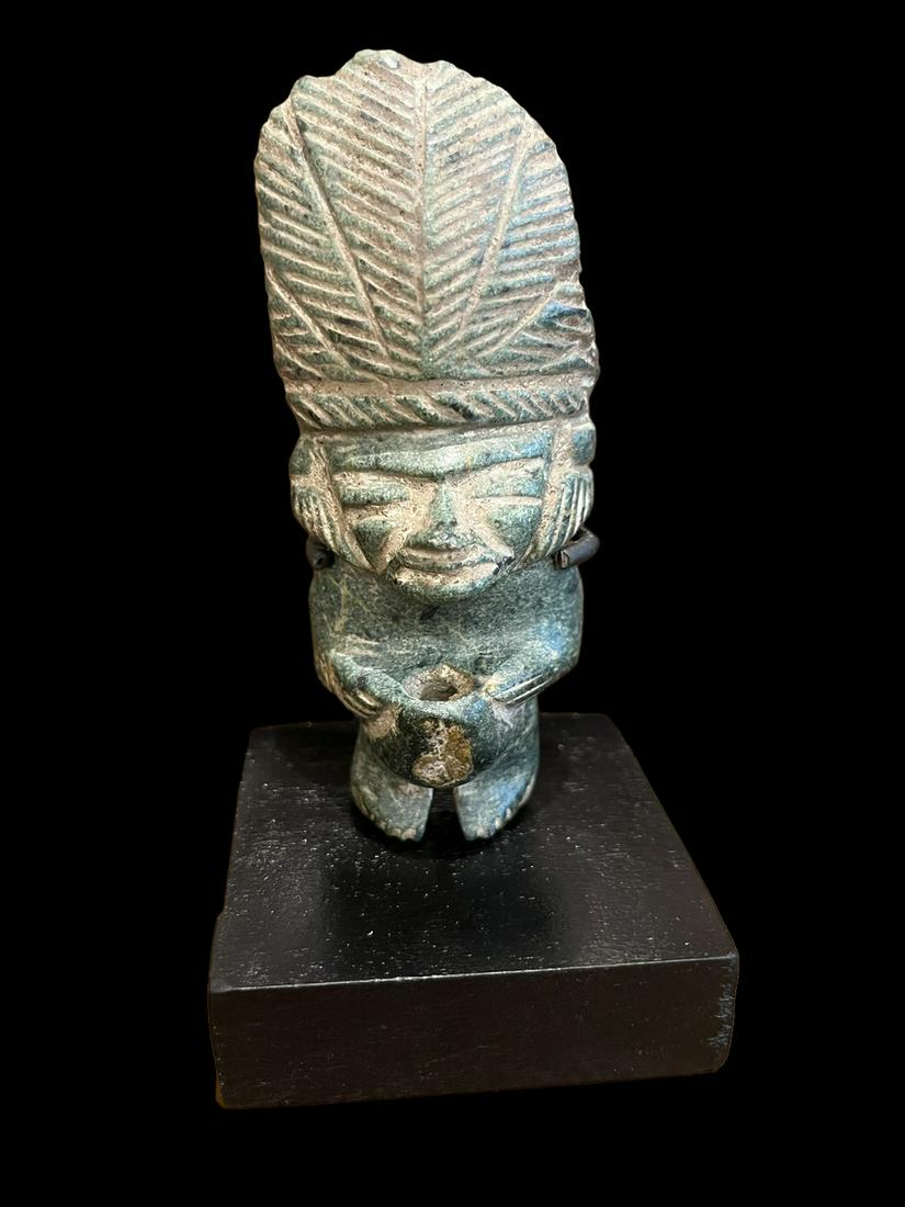 Pre-Columbian Mayan Jade Figure (1 of 7)