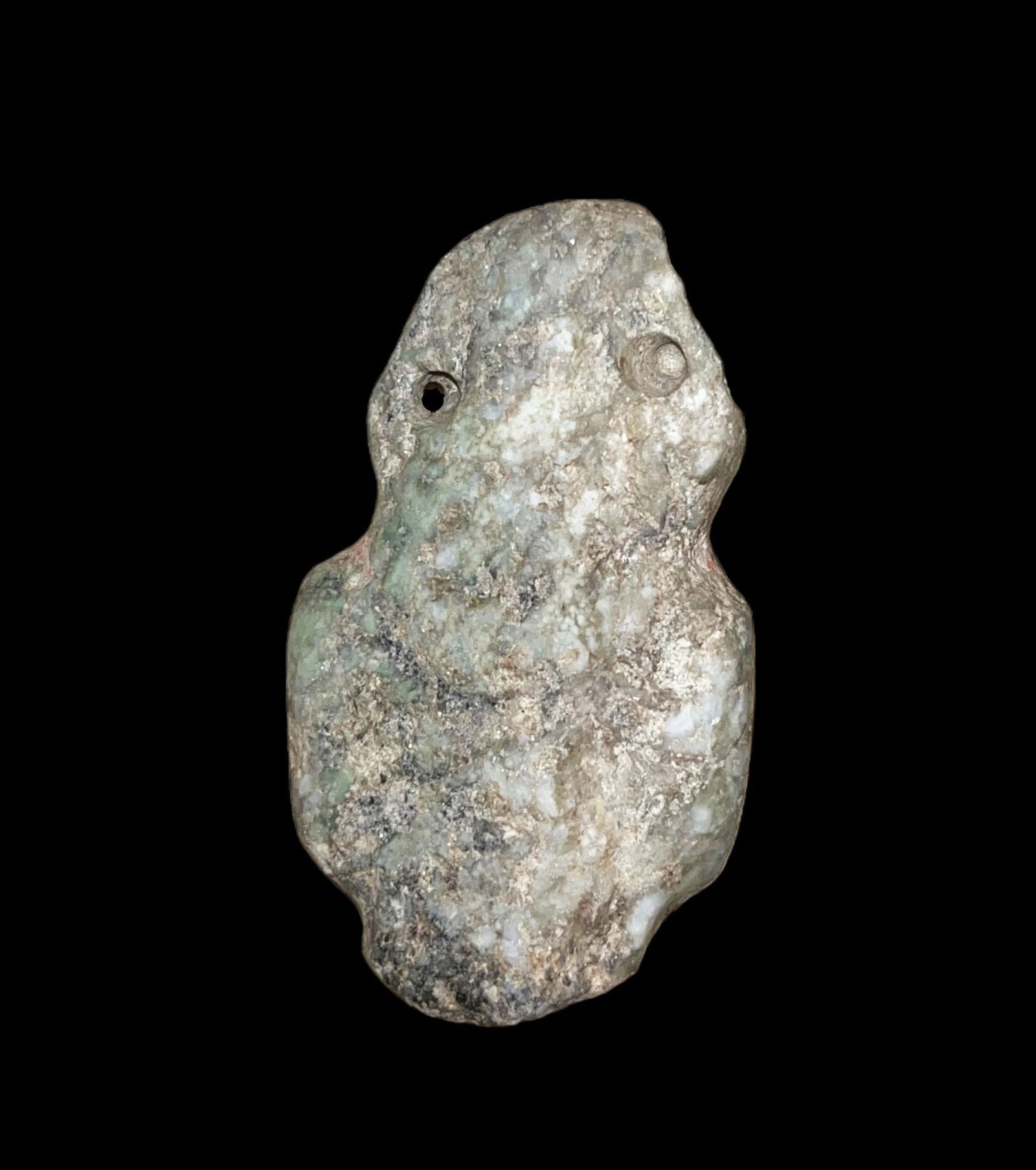 Pre-Columbian Jade Carved Figure Pendant (1 of 6)