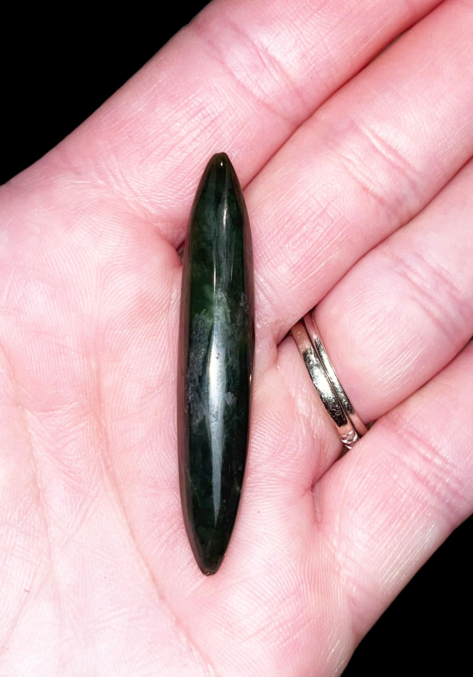 Pre-Columbian Translucent Jade Aull/Tool (1 of 4)