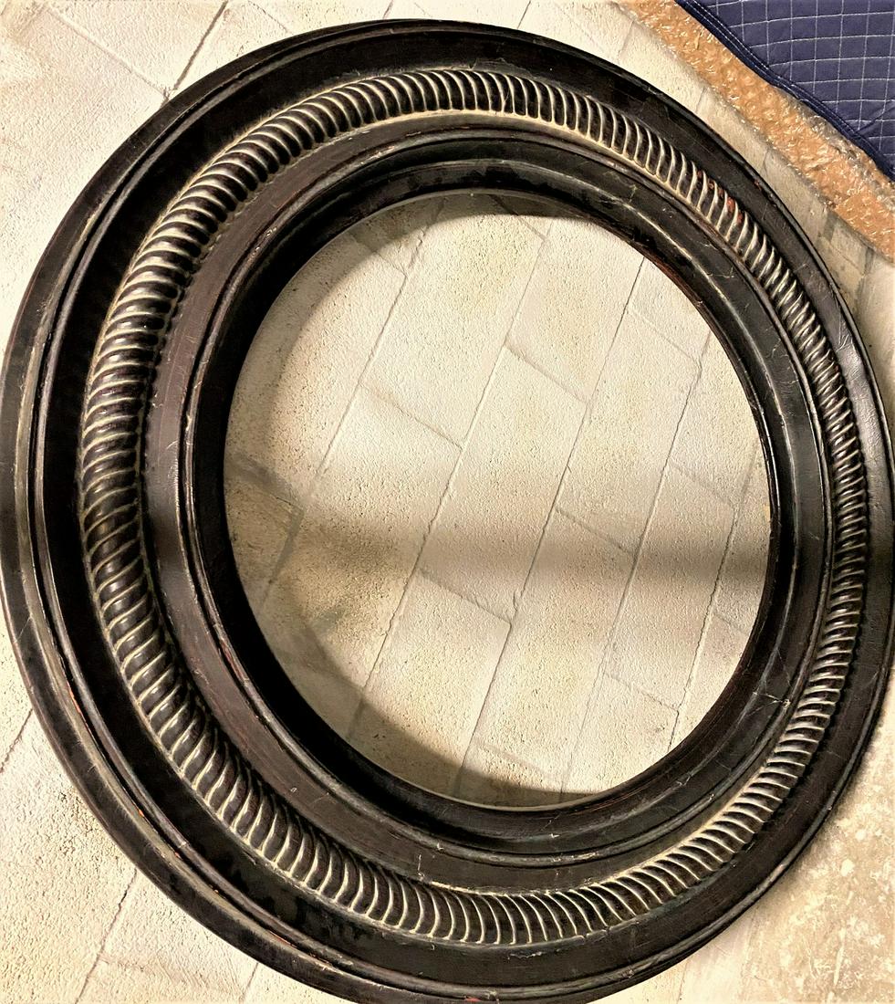 56" Round Antique Style Mirror Frame (NO MIRROR) (1 of 1)