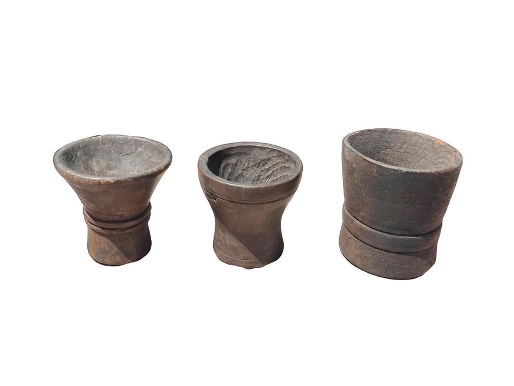 Pre-Columbian Wood Kero Cups, Set of 3 (1 of 7)