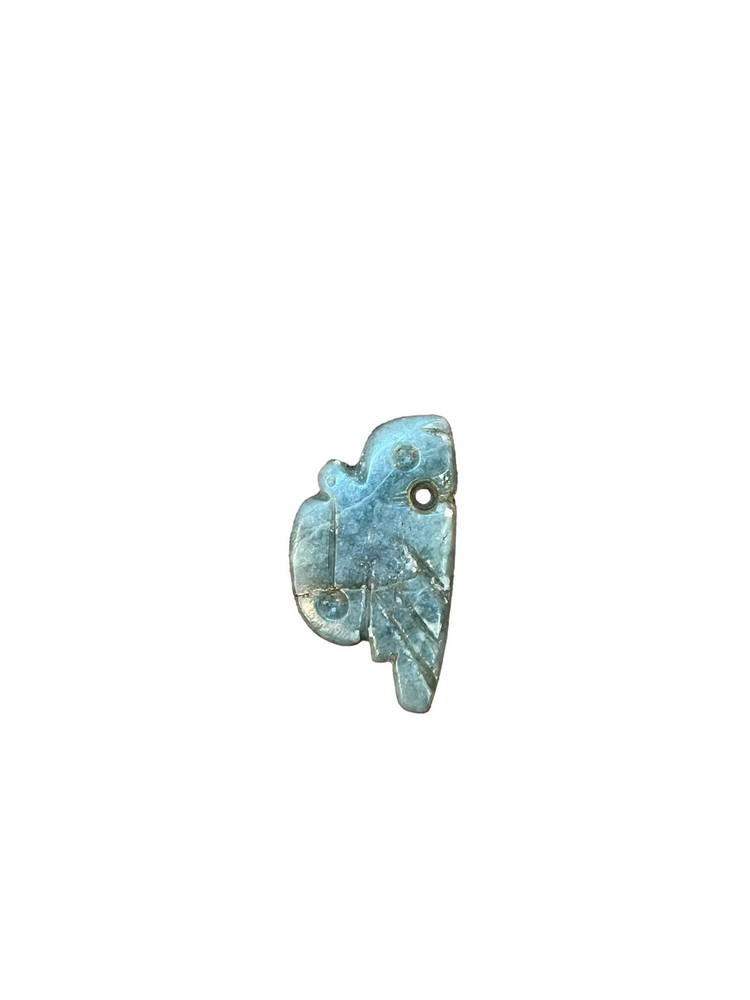 Pre-Columbian Translucent Blue Jade Avian Pendant (1 of 5)